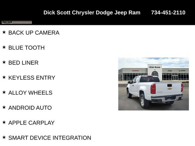 Used 2020 Chevrolet Colorado W/T w/ WT Convenience Package RWD image 8