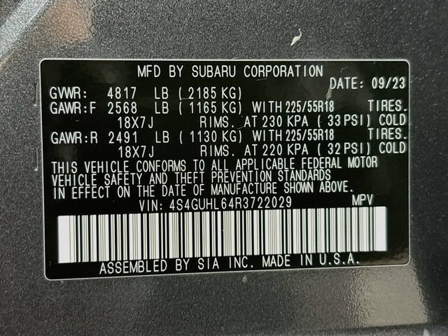 Certified 2024 Subaru Crosstrek 2.5i Limited w/ Popular Package #4A AWD/4WD image 33