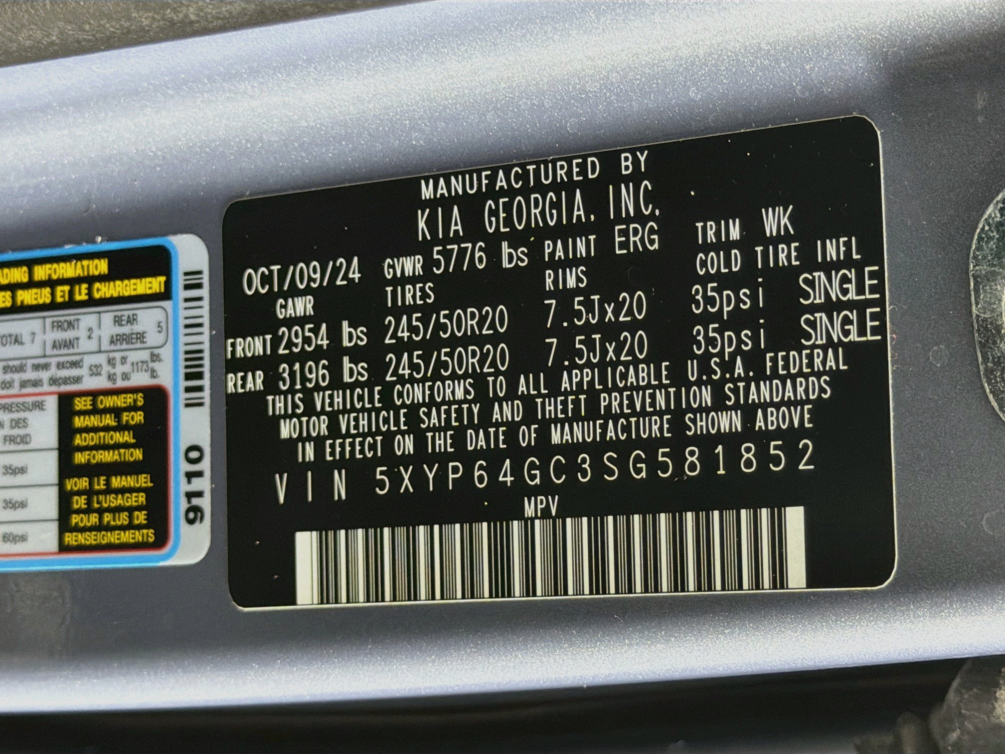 Used 2025 Kia Telluride S FWD image 12