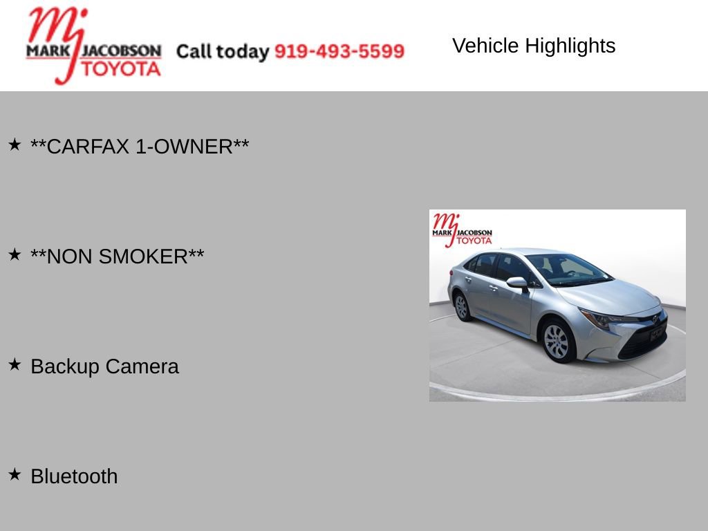 Used 2024 Toyota Corolla LE FWD image 6