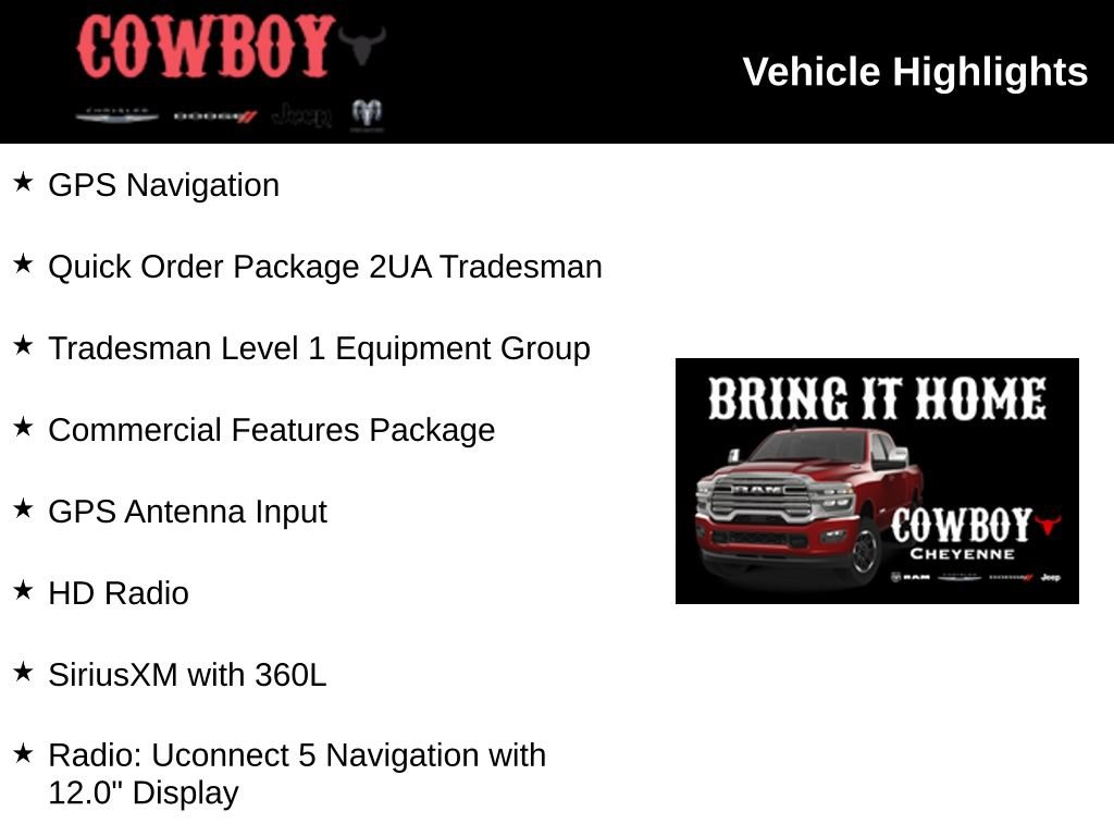 New 2026 RAM 2500 Tradesman AWD/4WD image 4