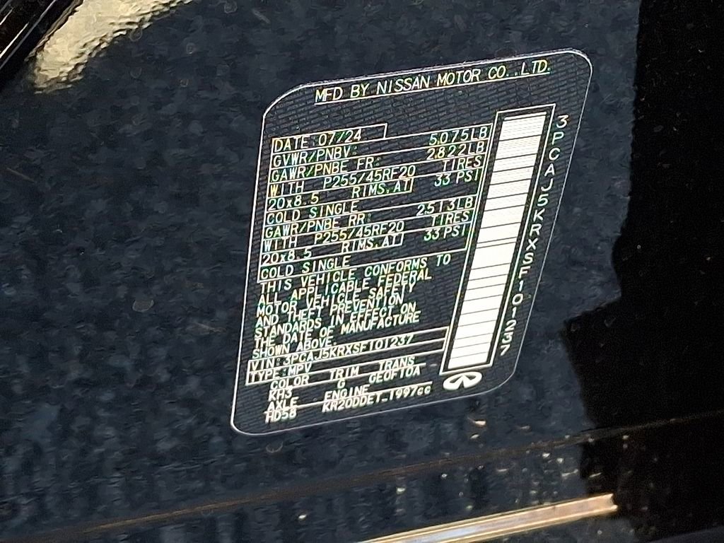 Used 2025 INFINITI QX55 Essential image 32