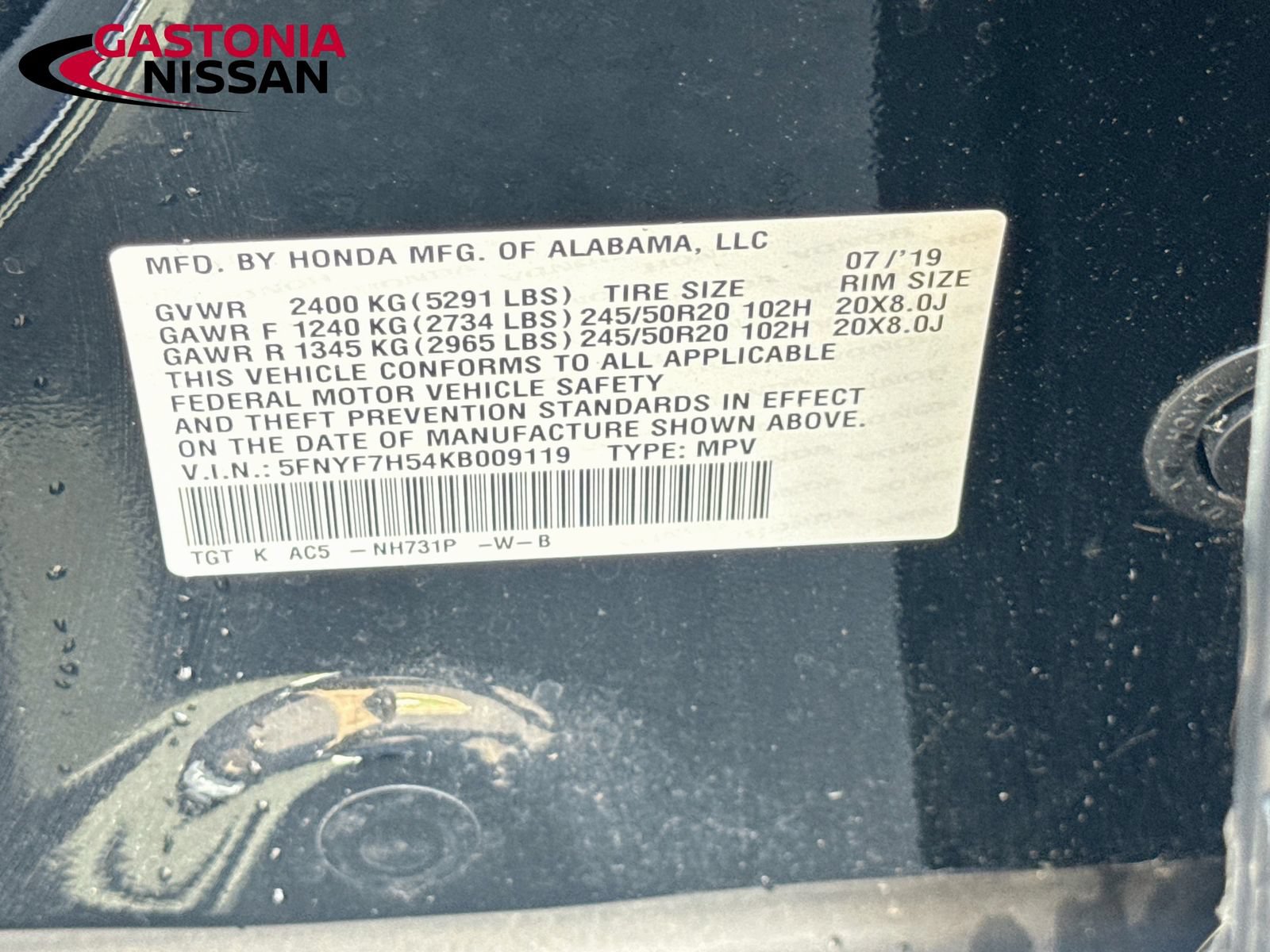 Used 2019 Honda Passport EX-L image 36