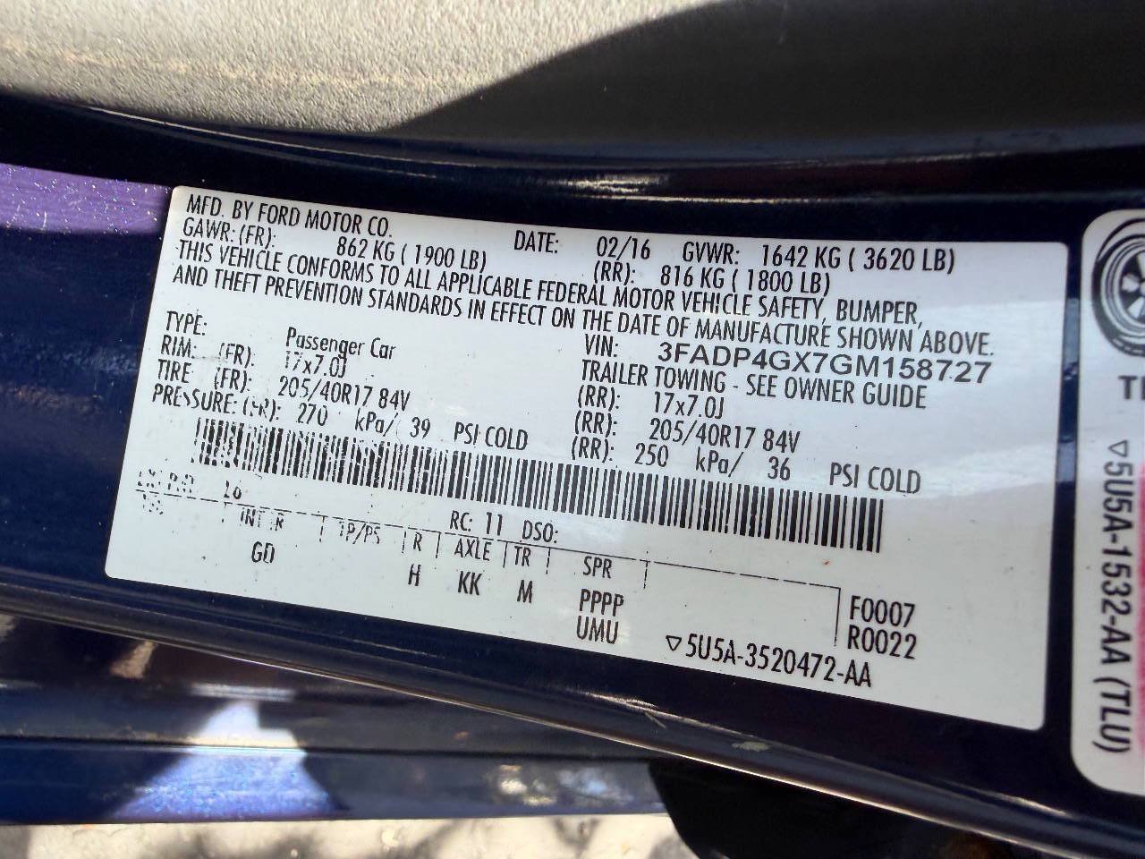 Used 2016 Ford Fiesta ST FWD image 18