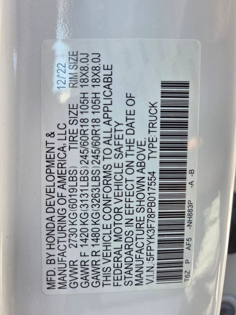 Certified 2023 Honda Ridgeline RTL-E image 22