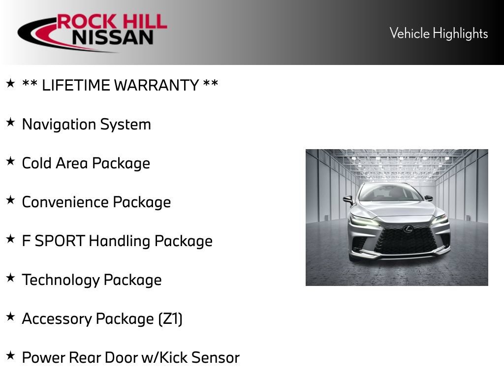 Used 2024 Lexus RX 350 F Sport w/ Convenience Package AWD/4WD image 5