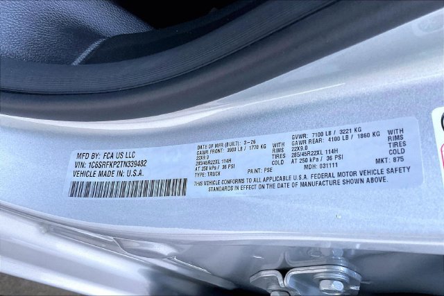 New 2026 RAM 1500 Tungsten w/ Bed Utility Group AWD/4WD image 15