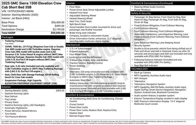 Used 2025 GMC Sierra 1500 Elevation image 20