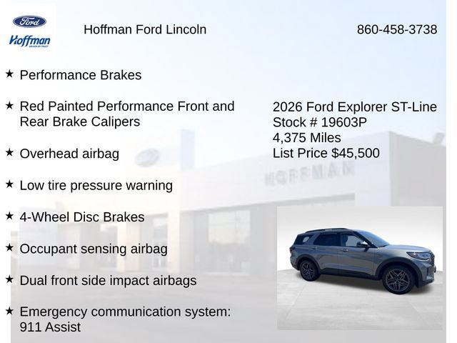Certified 2026 Ford Explorer ST-Line w/ ST-Line Street Pack AWD/4WD image 31