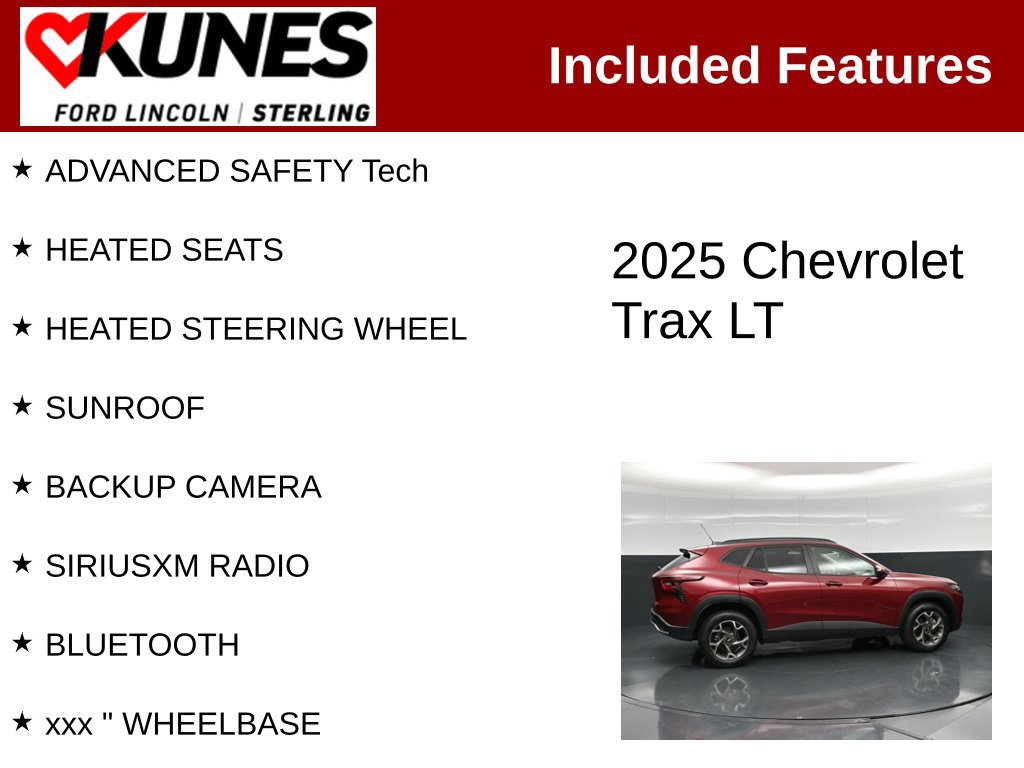 Used 2025 Chevrolet Trax LT w/ LT Convenience Package FWD image 2