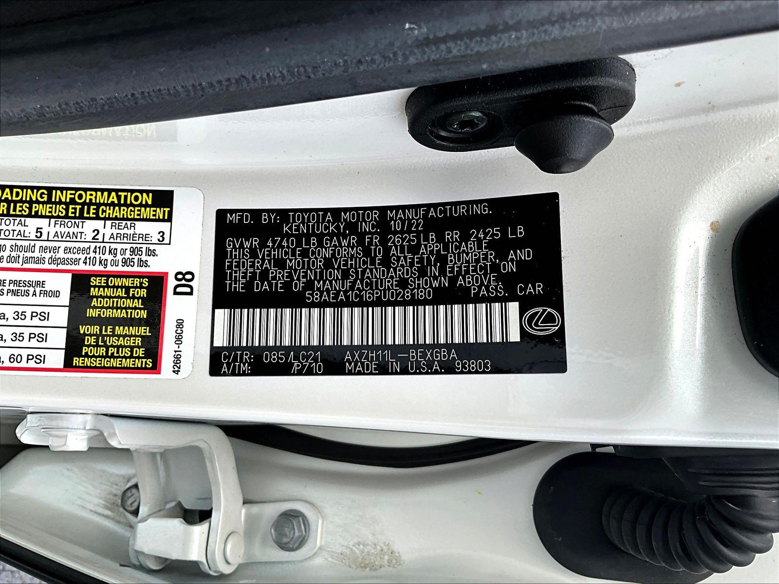 Used 2023 Lexus ES 300h w/ Accessory Package (Z2) FWD image 19