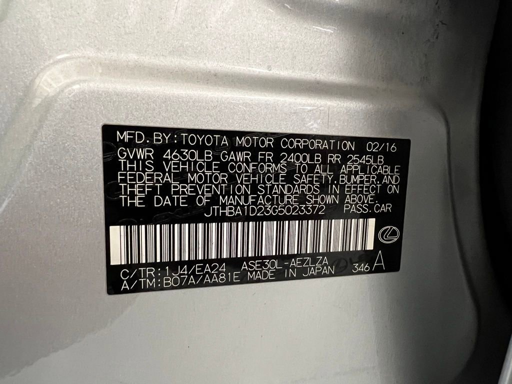 Used 2016 Lexus IS 200t w/ Accessory Package image 42