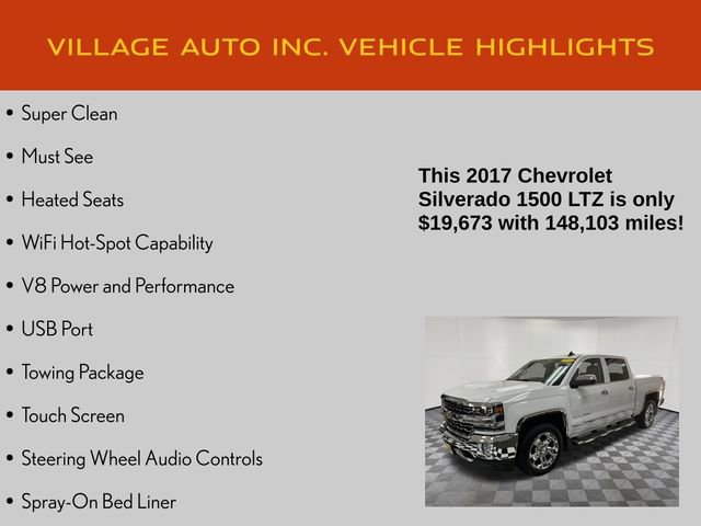 Used 2017 Chevrolet Silverado 1500 LTZ w/ Sport Package image 7