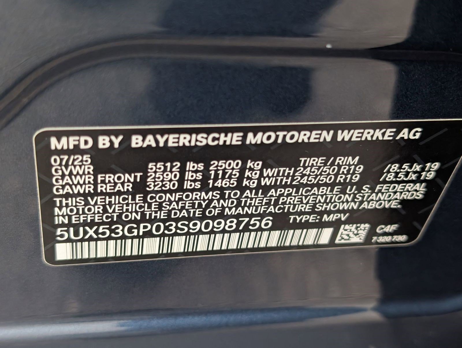 Certified 2025 BMW X3 xDrive30i w/ Premium Package image 20