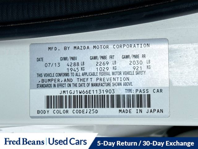 Used 2014 MAZDA MAZDA6 Grand Touring image 32