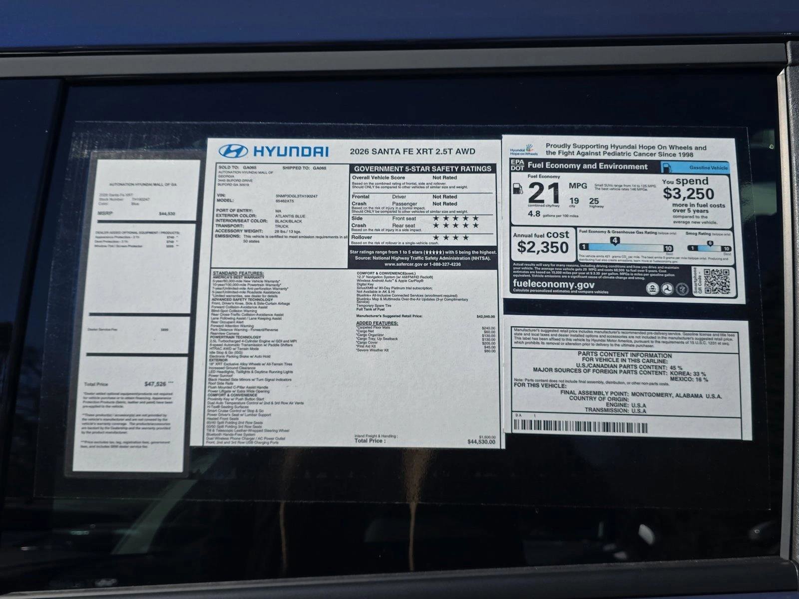 New 2026 Hyundai Santa Fe XRT AWD/4WD image 21