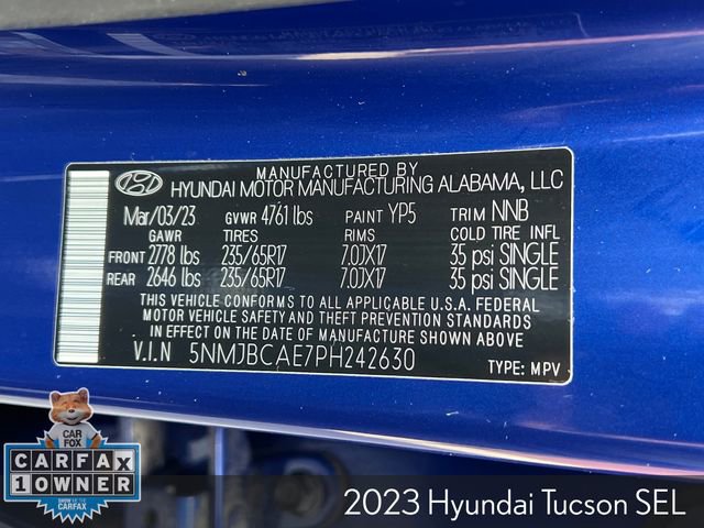 Used 2023 Hyundai Tucson SEL image 31