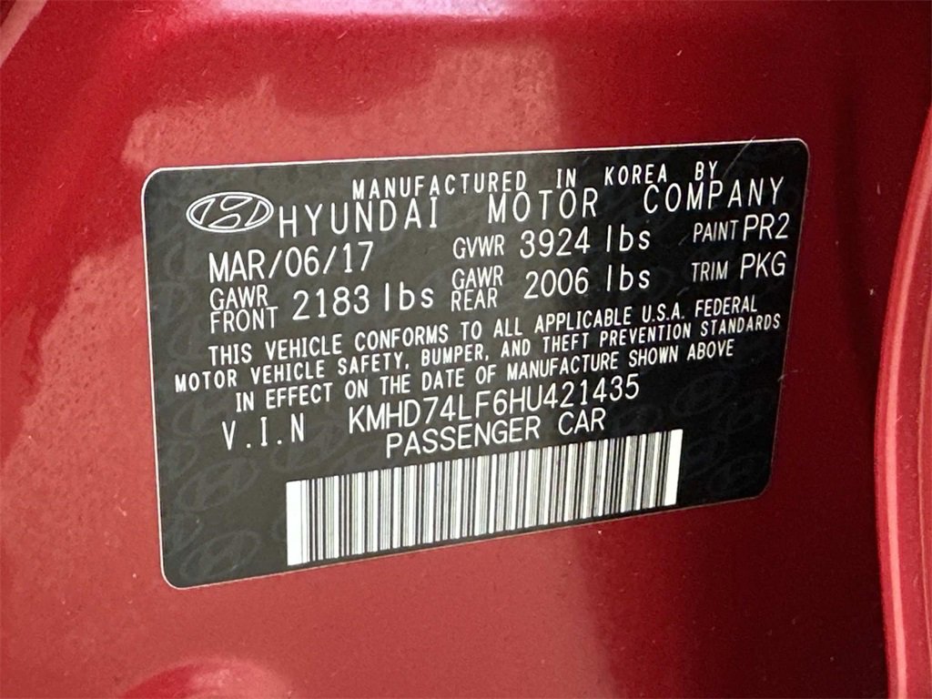 Used 2017 Hyundai Elantra SE image 15