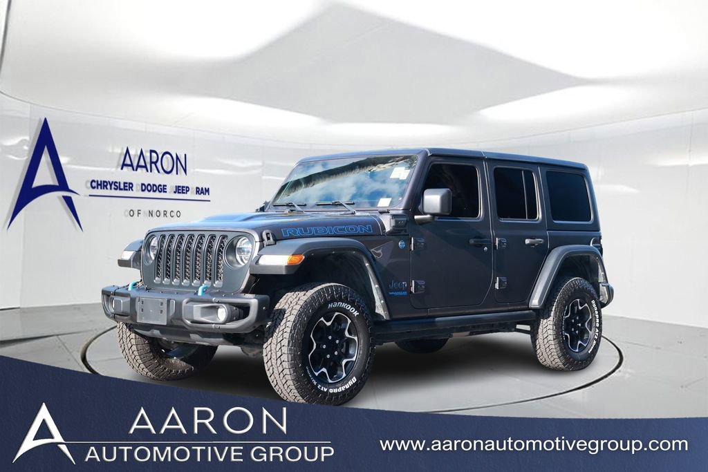 Used 2021 Jeep Wrangler Unlimited Rubicon 4xe w/ Steel Bumper Group