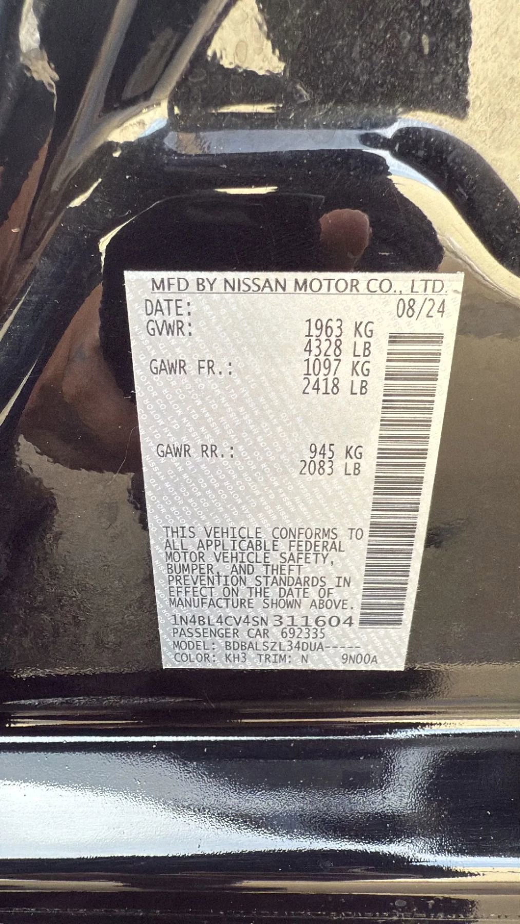 Used 2025 Nissan Altima 2.5 SR image 31