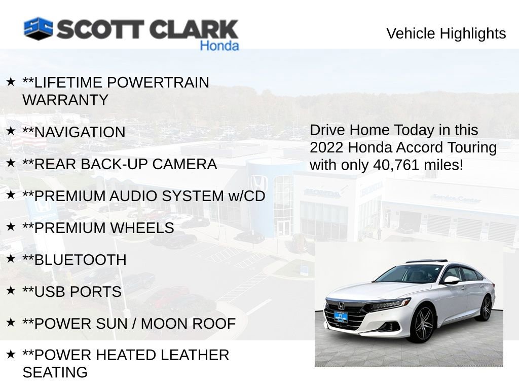 Used 2022 Honda Accord Touring image 11