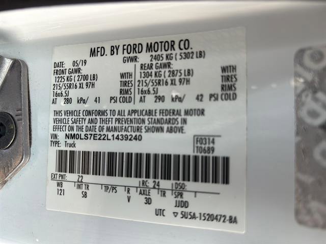 Certified 2020 Ford Transit Connect XL image 20