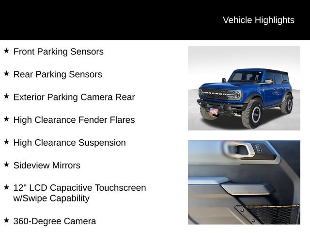 Used 2022 Ford Bronco Badlands w/ Sasquatch Package image 15