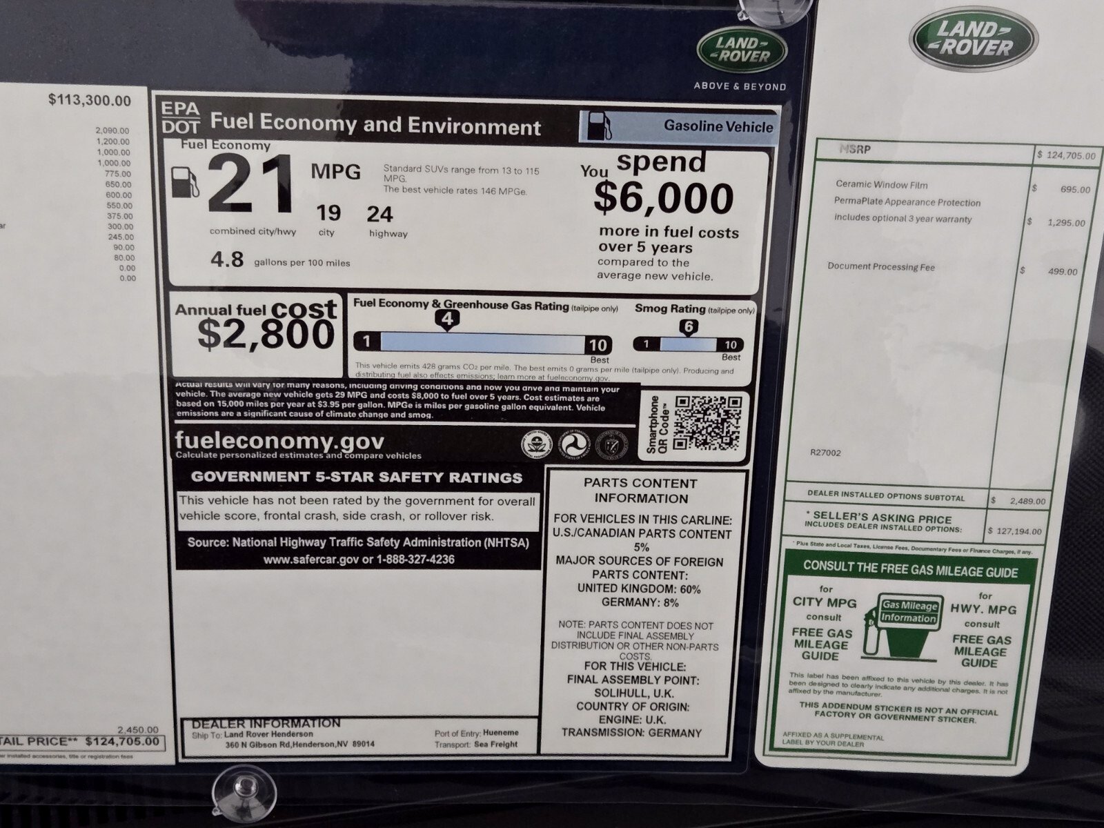 New 2027 Land Rover Range Rover SE AWD/4WD image 33