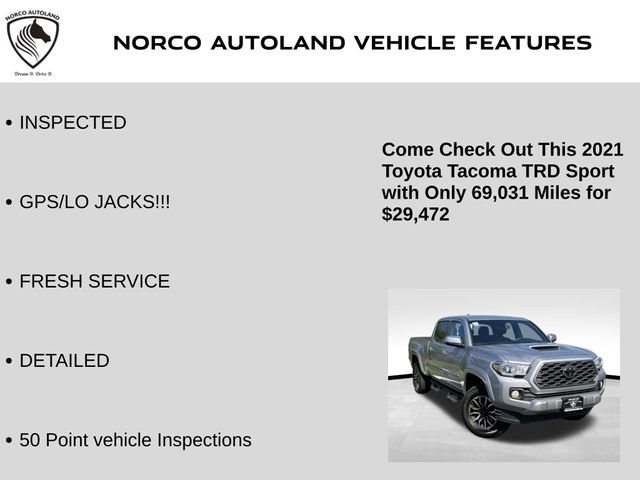 Used 2021 Toyota Tacoma TRD Sport w/ Technology Package image 7