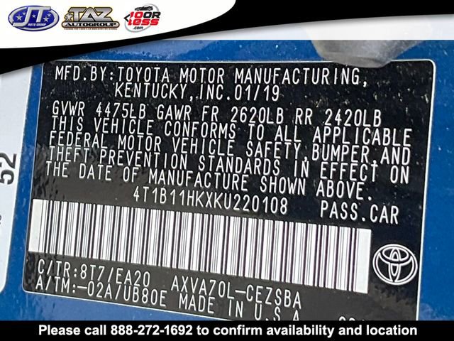 Used 2019 Toyota Camry FWD image 19