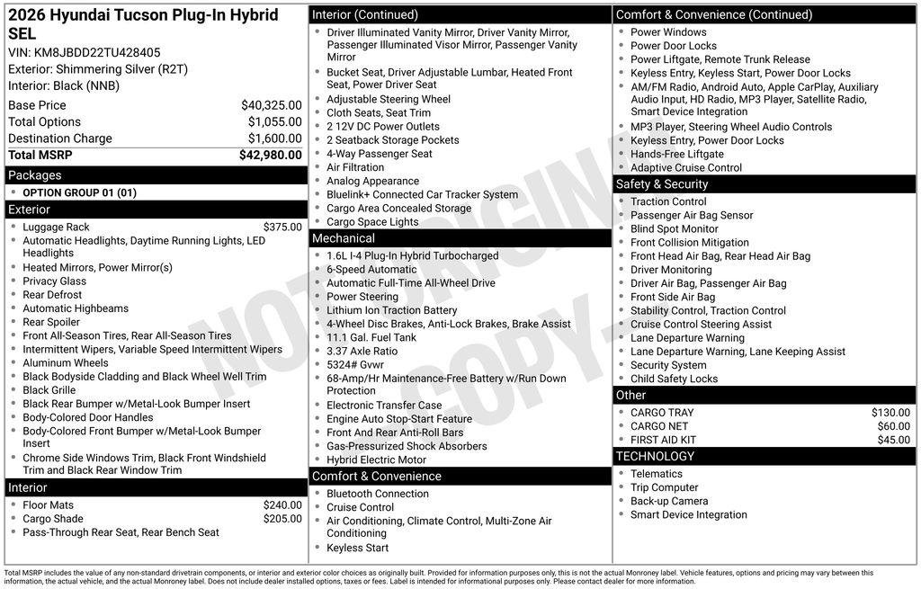 New 2026 Hyundai Tucson SEL AWD/4WD image 29