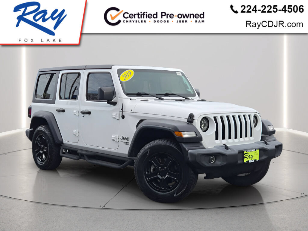 Certified 2019 Jeep Wrangler Unlimited Sport S