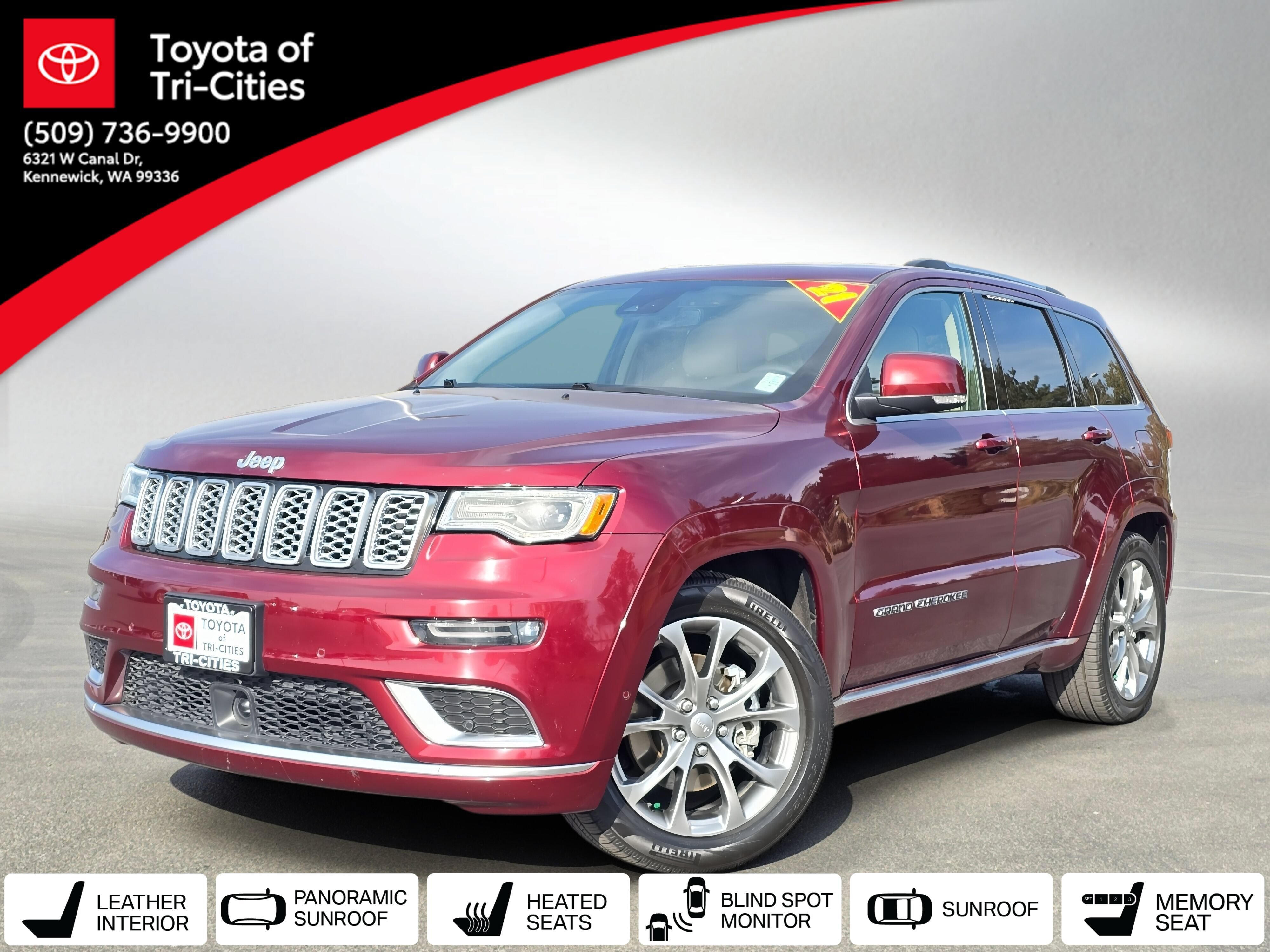 Used 2021 Jeep Grand Cherokee Summit w/ Platinum Series Group AWD/4WD image 1