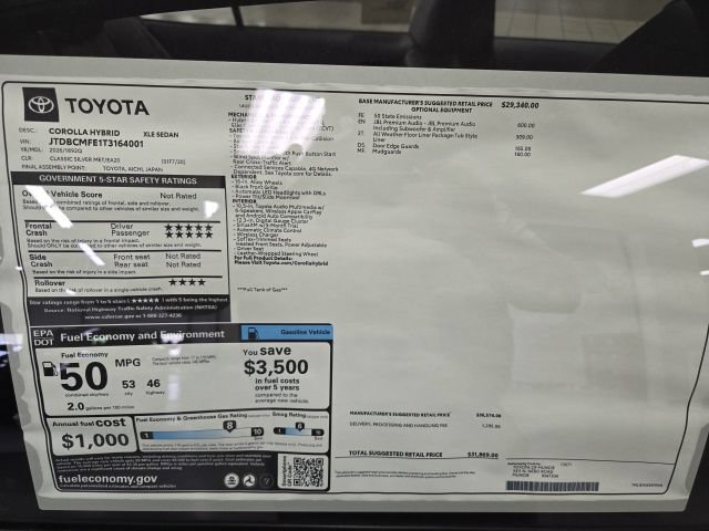 New 2026 Toyota Corolla XLE FWD image 7