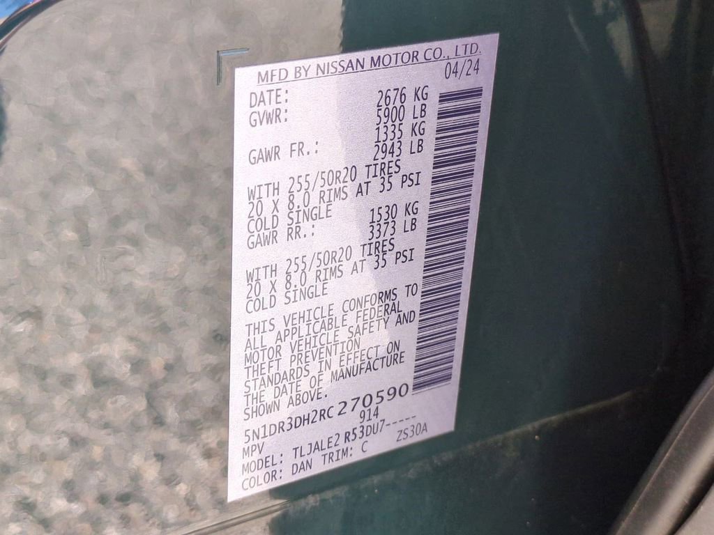 Certified 2024 Nissan Pathfinder Platinum image 33