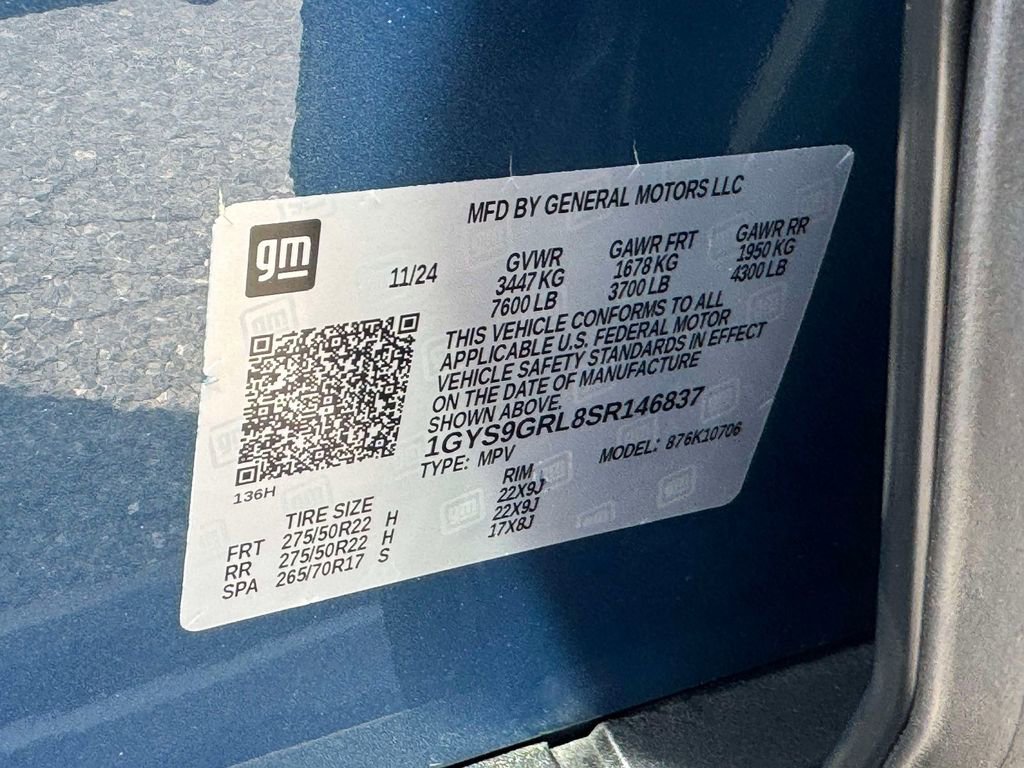 Used 2025 Cadillac Escalade Sport Platinum w/ LPO, Floor Liner Package AWD/4WD image 19