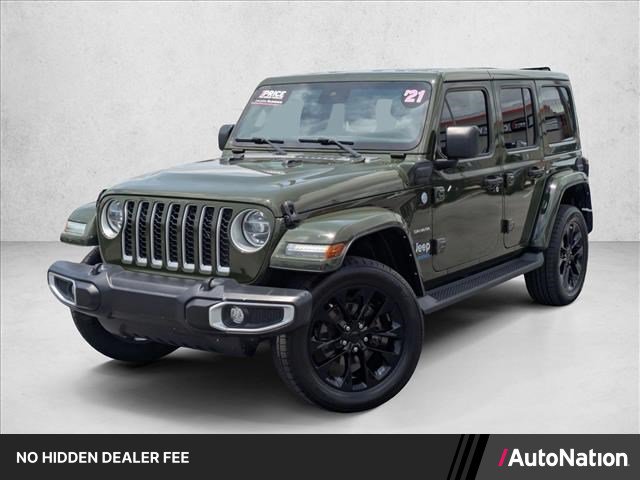 Used 2021 Jeep Wrangler Unlimited Sahara w/ Safety Group AWD/4WD image 1