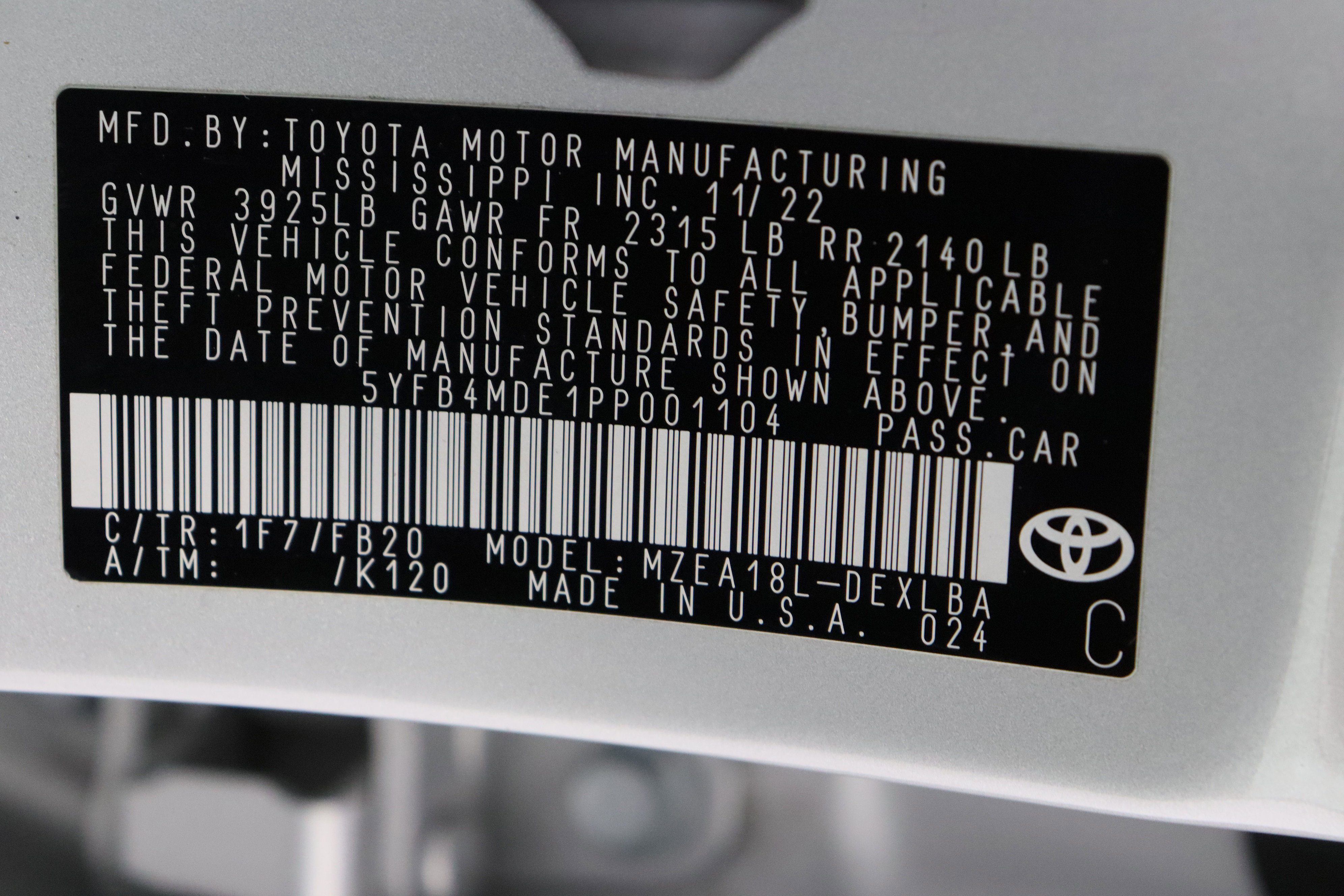 Certified 2023 Toyota Corolla LE FWD image 37