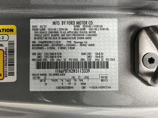 Used 2022 Ford Mustang Coupe w/ Equipment Group 101A image 34