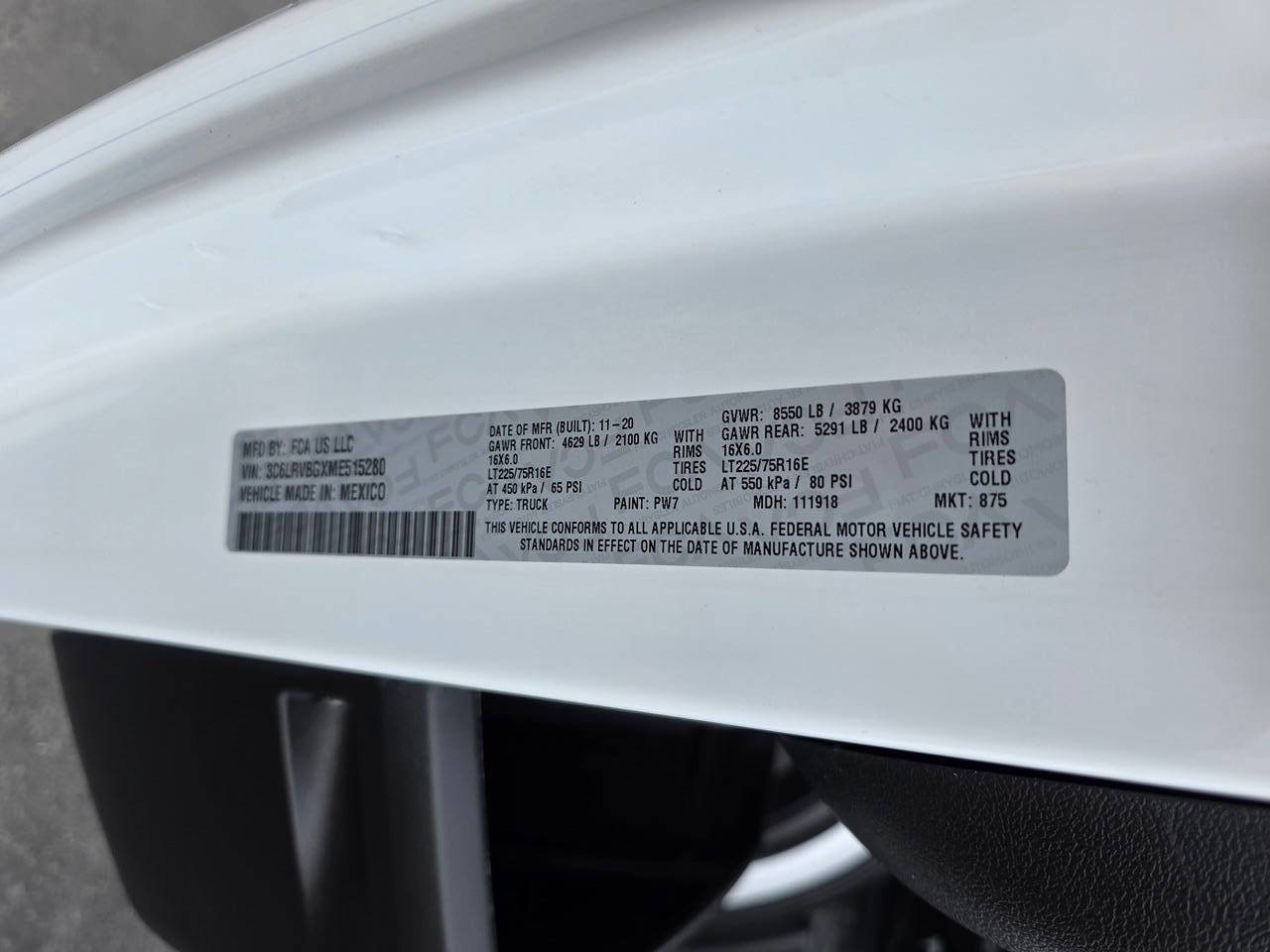 Used 2021 RAM ProMaster 1500 image 26