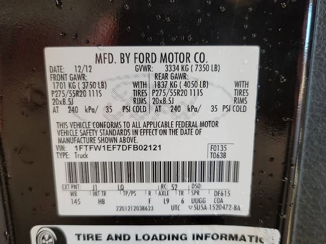 Used 2013 Ford F150 Lariat w/ Mid Equipment Group image 32