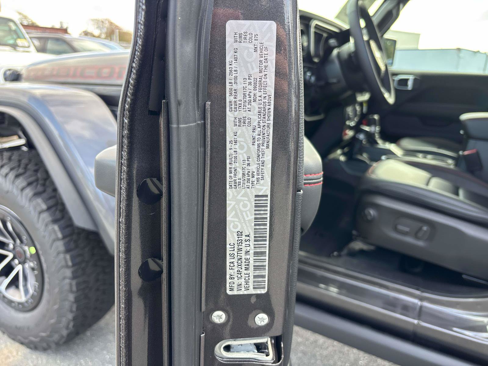 New 2026 Jeep Wrangler Rubicon AWD/4WD image 14