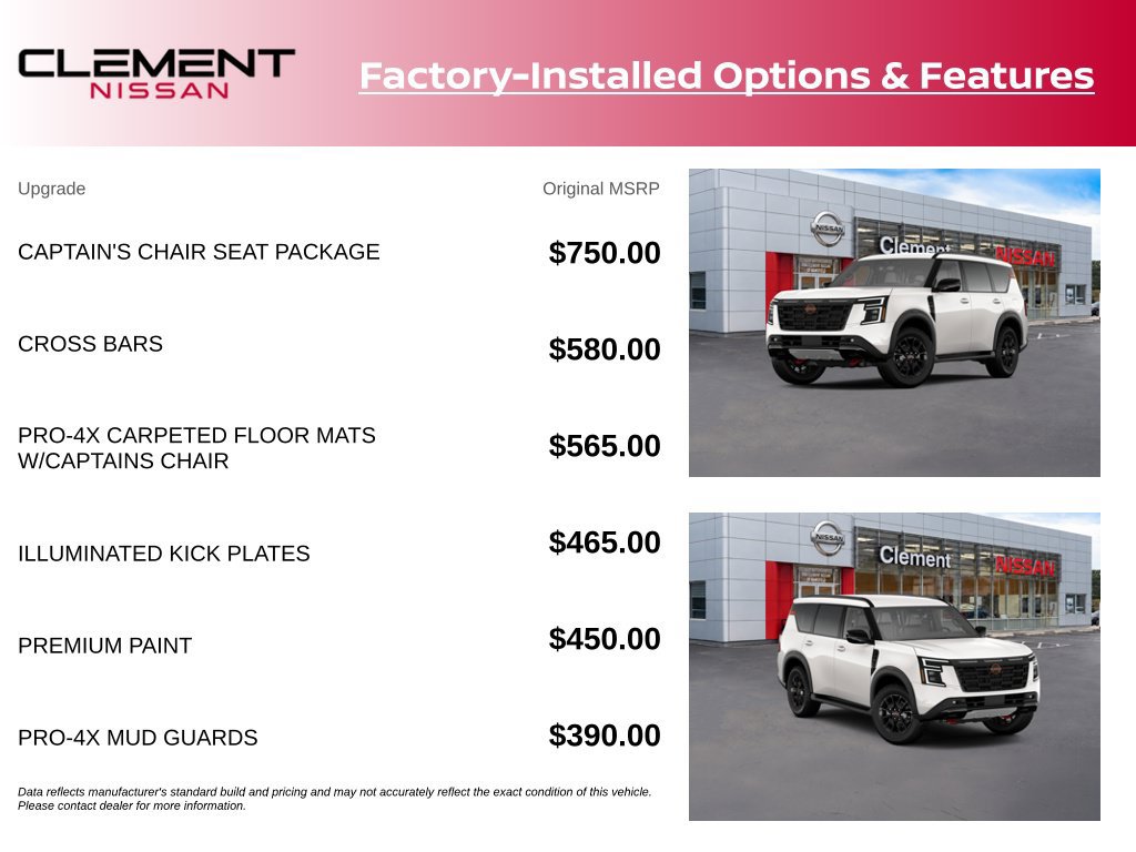 New 2026 Nissan Armada PRO-4X w/ Captain's Chari Seat Package AWD/4WD image 16