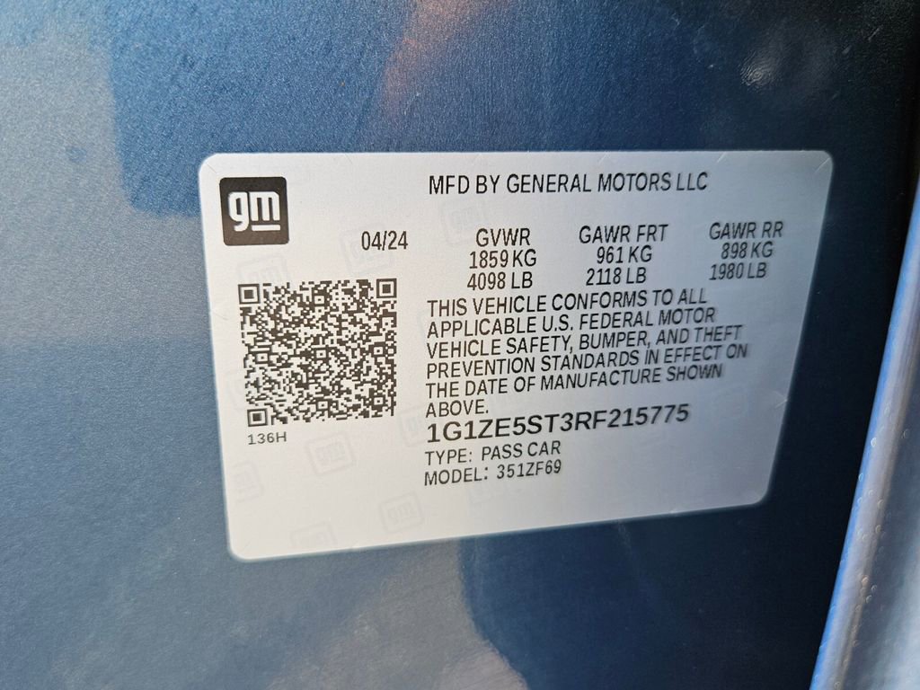 Used 2024 Chevrolet Malibu LT FWD image 16