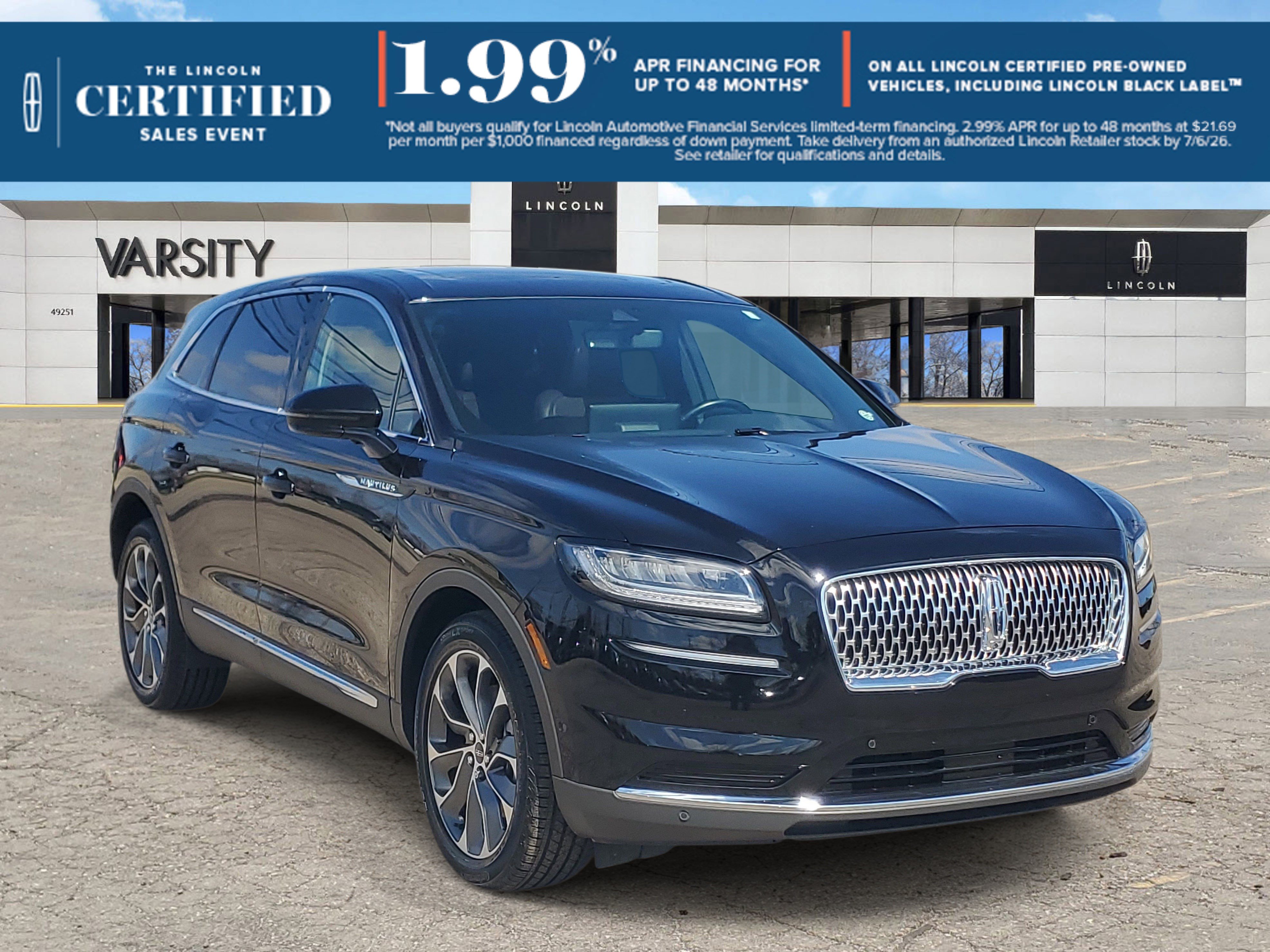 Certified 2023 Lincoln Nautilus Reserve w/ Equipment Group 201A