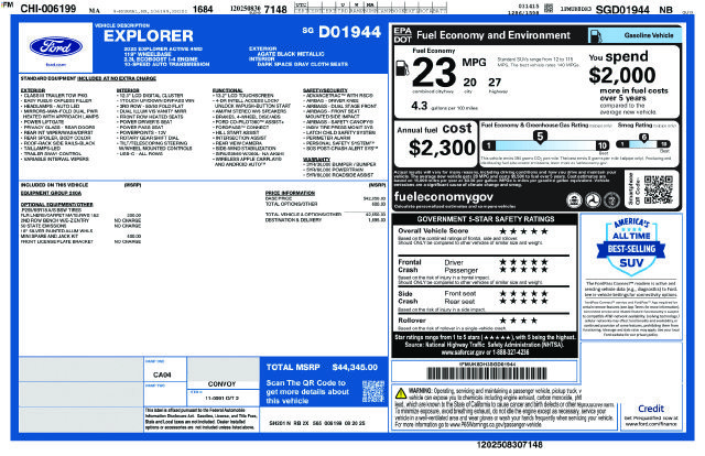 Used 2025 Ford Explorer Active AWD/4WD image 28