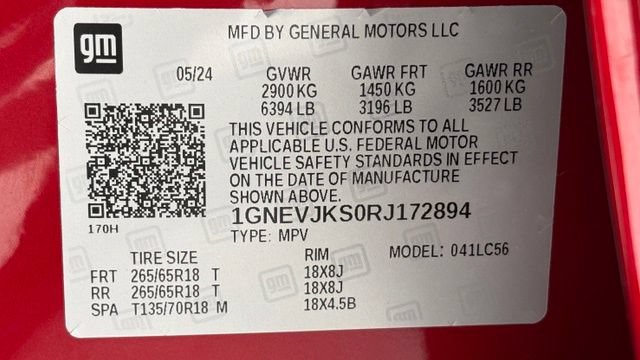 Used 2024 Chevrolet Traverse Z71 w/ Enhanced Driving Package AWD/4WD image 56