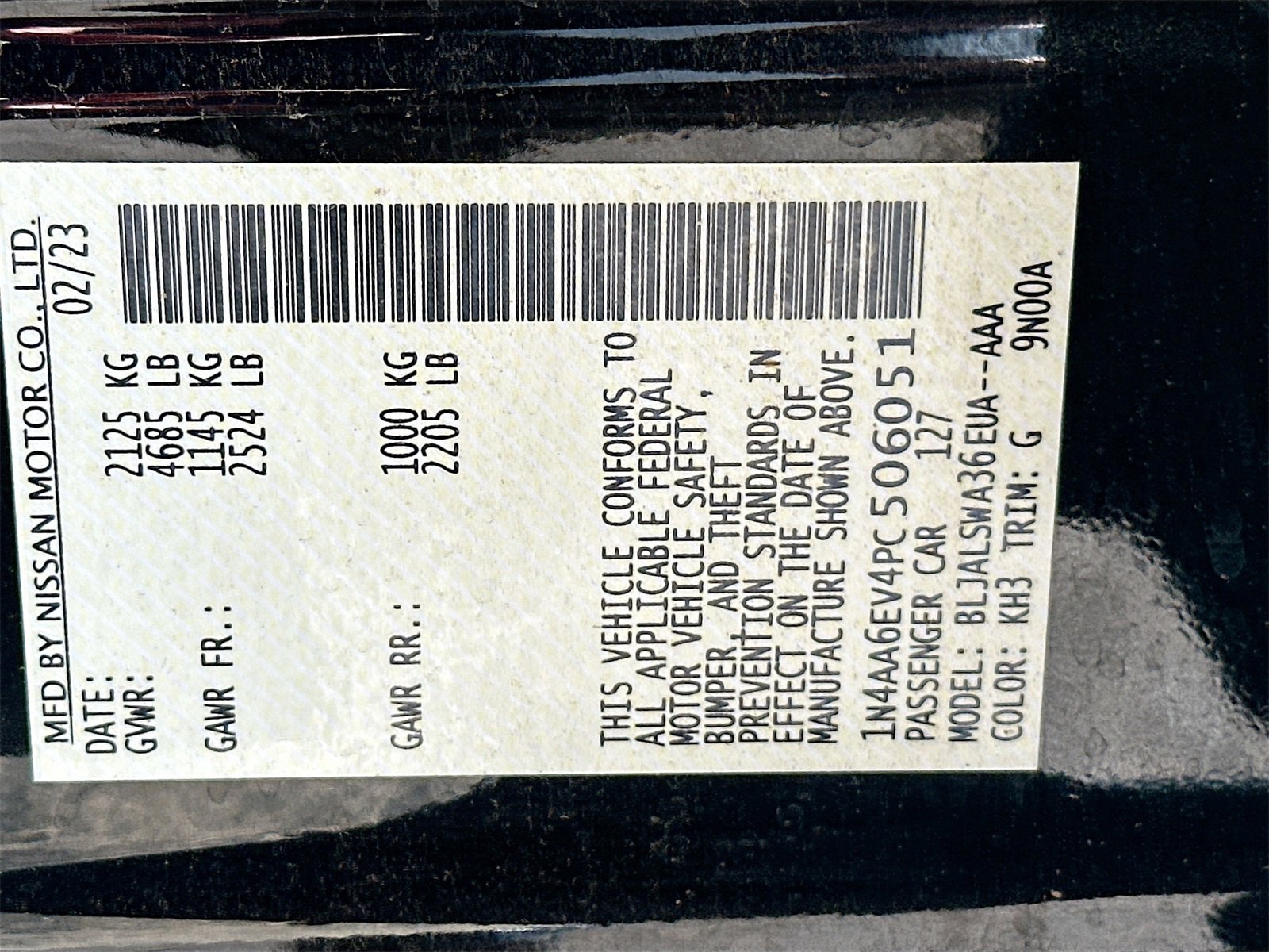 Used 2023 Nissan Maxima SR w/ Sport Mat Group image 33