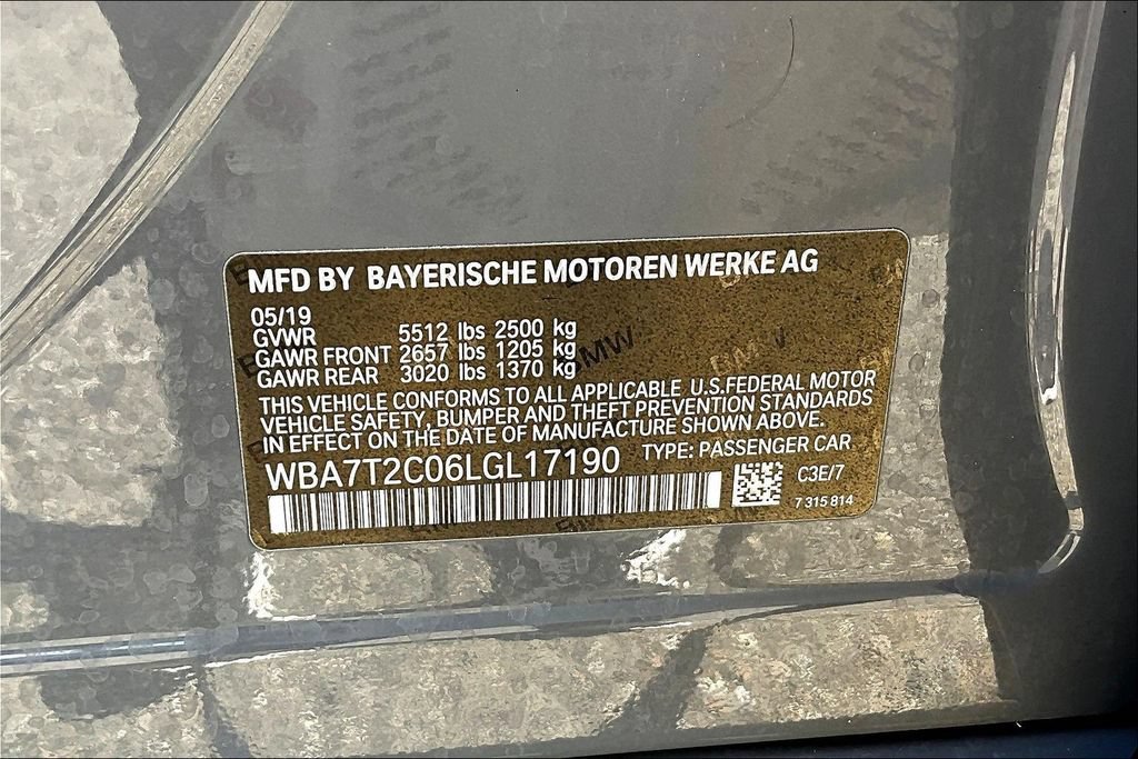 Used 2020 BMW 740i w/ M Sport Package RWD image 19