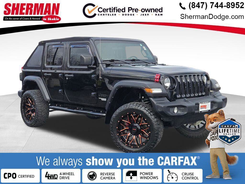 Certified 2021 Jeep Wrangler Unlimited Sport AWD/4WD image 1
